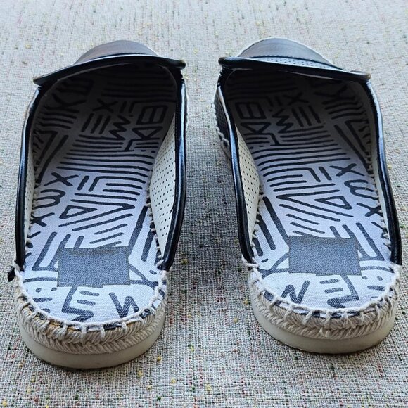 Dolce Vita Women Sandal Backless Flat Shoes Black Leather Upper Size 10 - Picture 4 of 11